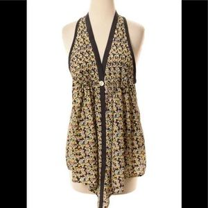 Elizabeth and James floral vest size XS